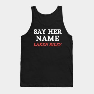 Say Her Name Laken Riley Tank Top